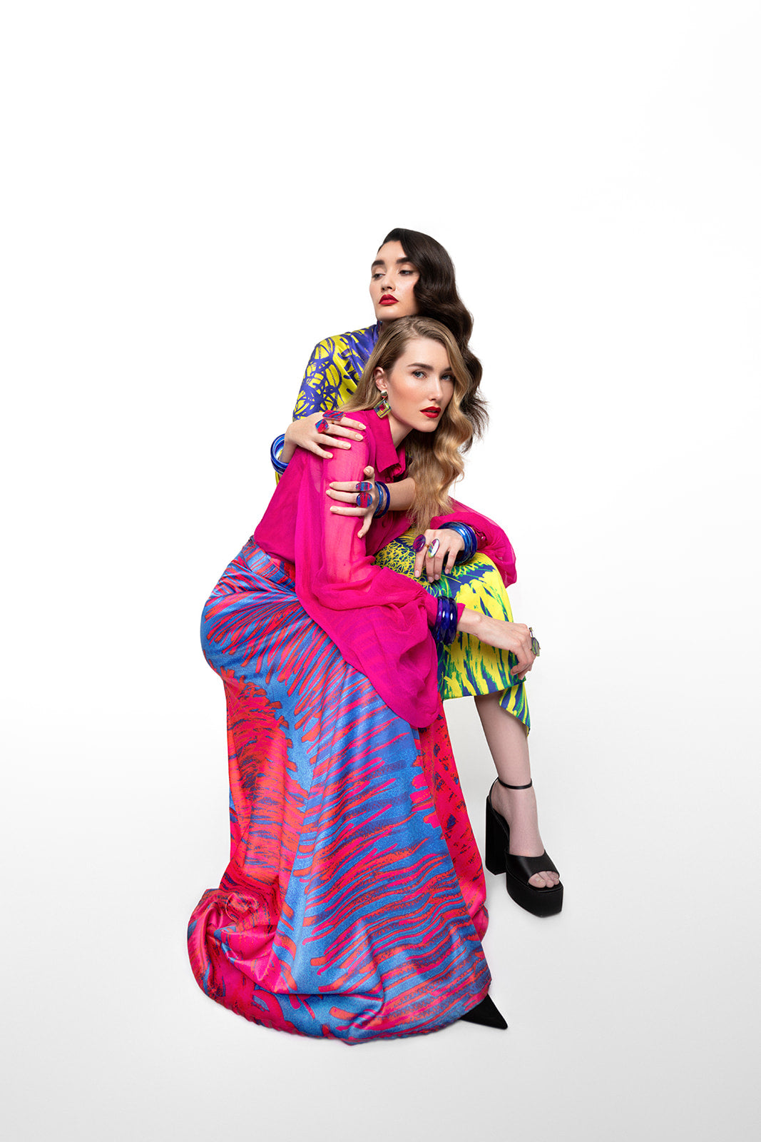 Foulard carré imprimé