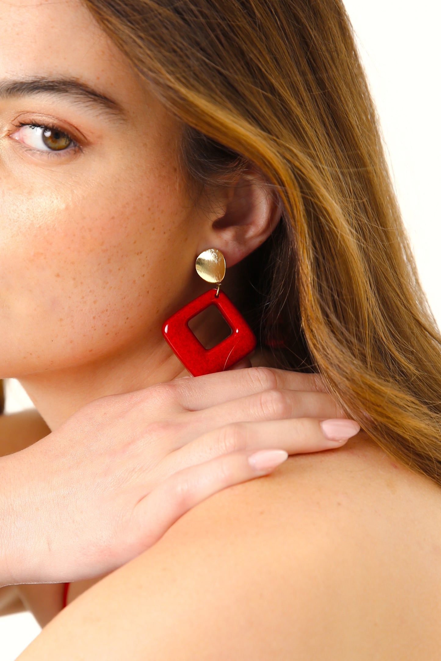 Boucles d'oreilles "Spécial Férias" en résine d'arbre biodégradable